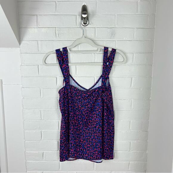 NWT Evereve David Lerner Leopard Double Strap Cami Top Size XS - Picture 8 of 9